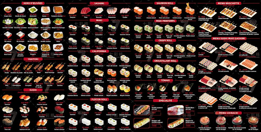 Kaiten Sushi Restaurant Japonais - Menu Image 3